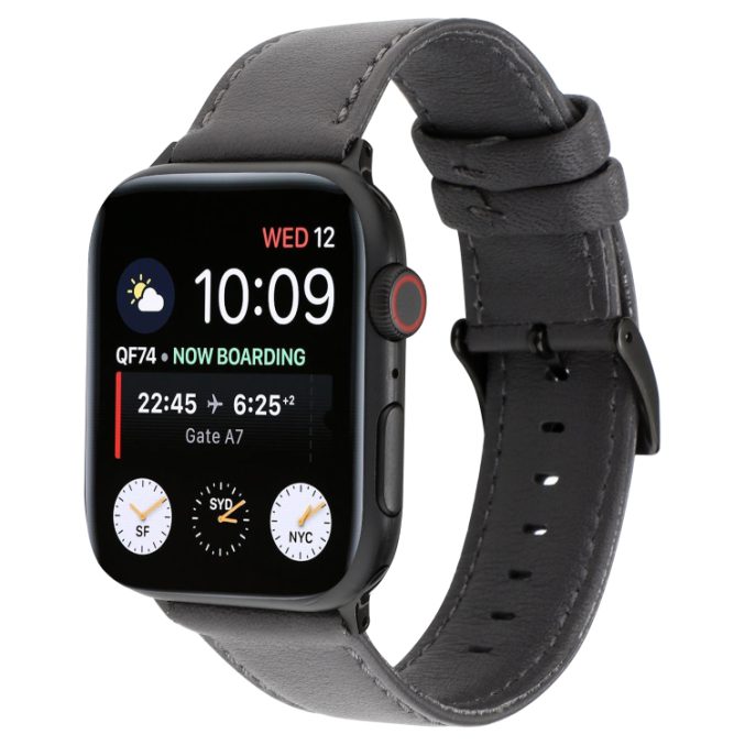 Klokkereim av lær med tekstur for Apple Watch 41 / 40 / 38 mm - Bilde 14