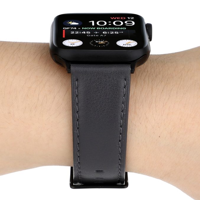 Klokkereim av lær med tekstur for Apple Watch 41 / 40 / 38 mm - Bilde 16