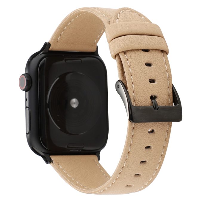 Klokkereim av lær med tekstur for Apple Watch 41 / 40 / 38 mm - Bilde 2