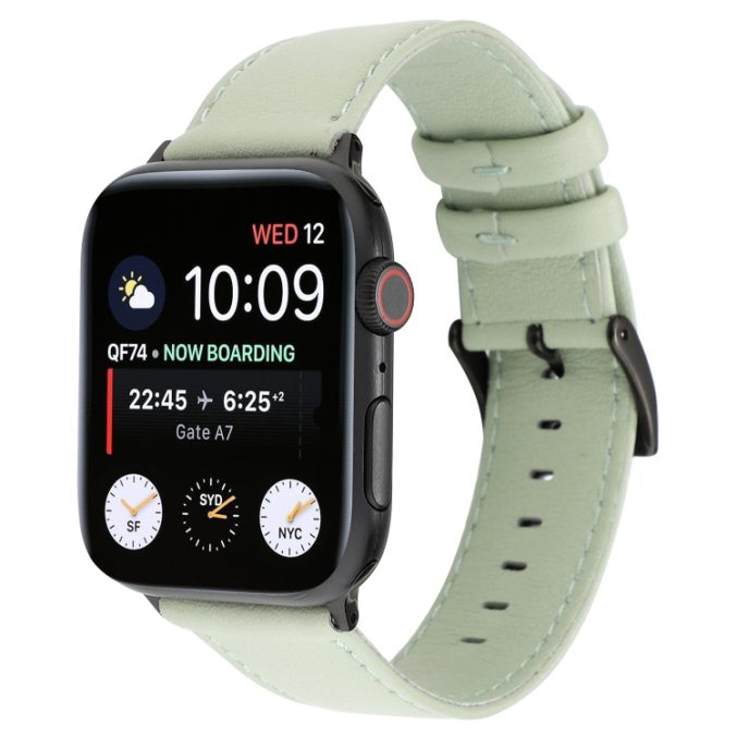 Klokkereim av lær med tekstur for Apple Watch 41 / 40 / 38 mm - Bilde 9