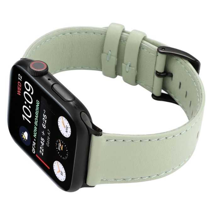 Klokkereim av lær med tekstur for Apple Watch 41 / 40 / 38 mm - Bilde 10