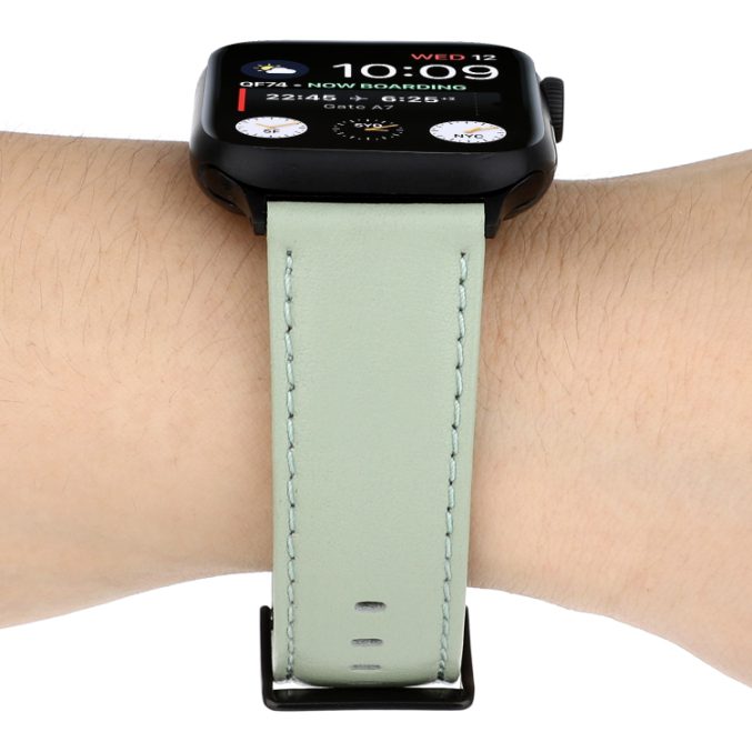 Klokkereim av lær med tekstur for Apple Watch 41 / 40 / 38 mm - Bilde 11