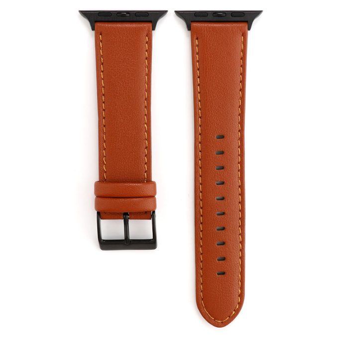 Klokkereim av lær med tekstur for Apple Watch 41 / 40 / 38 mm - Bilde 18
