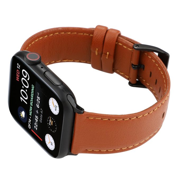 Klokkereim av lær med tekstur for Apple Watch 41 / 40 / 38 mm - Bilde 20