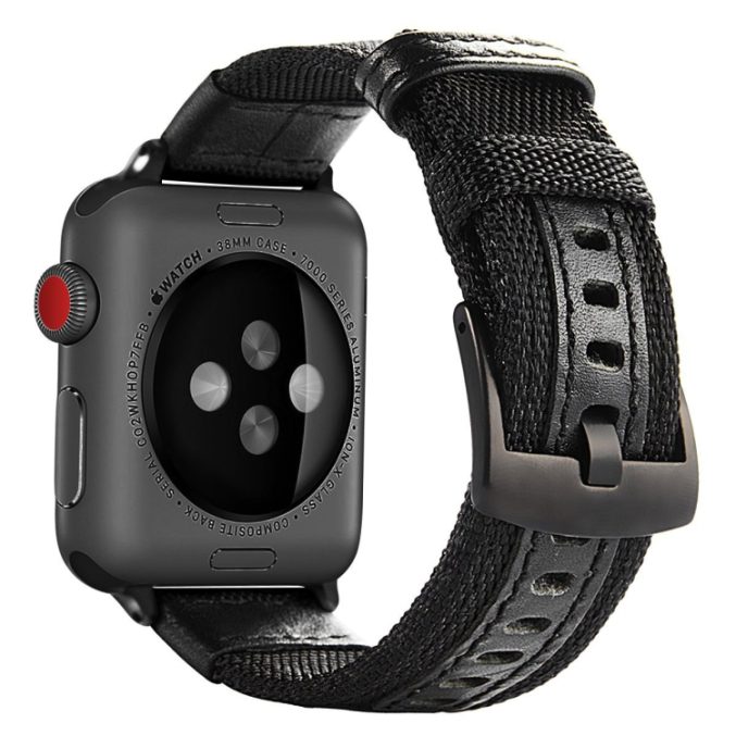Røff nylon klokkereim for Apple Watch 41 / 40 / 38 mm - Bilde 2