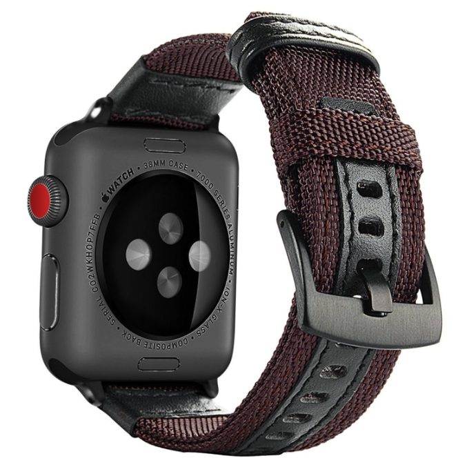 Røff nylon klokkereim for Apple Watch 41 / 40 / 38 mm - Bilde 5