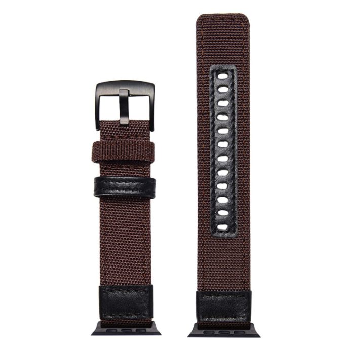 Røff nylon klokkereim for Apple Watch 41 / 40 / 38 mm - Bilde 6