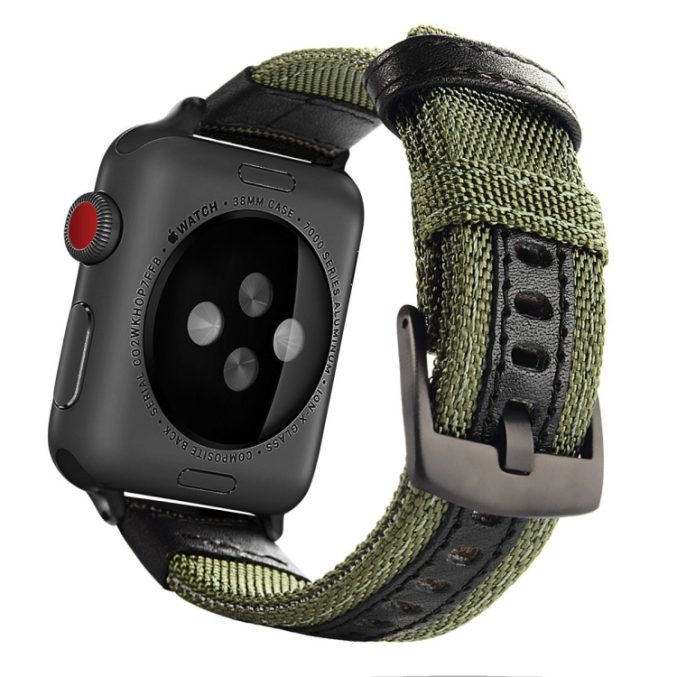 Røff nylon klokkereim for Apple Watch 41 / 40 / 38 mm - Bilde 8