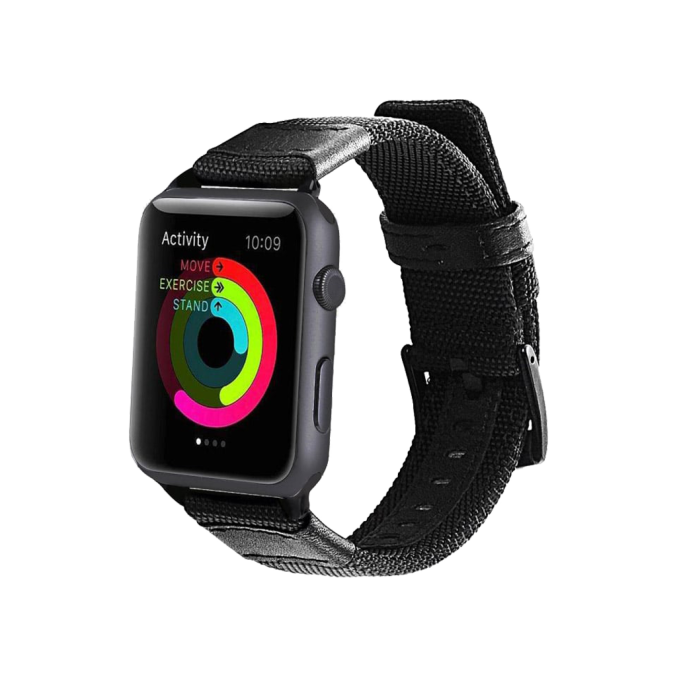Røff nylon klokkereim for Apple Watch 41 / 40 / 38 mm