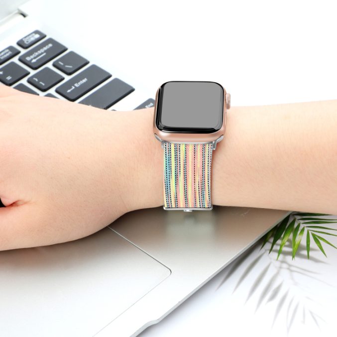 Canvas klokkereim for Apple Watch 41 / 40 / 38 mm - Bilde 58