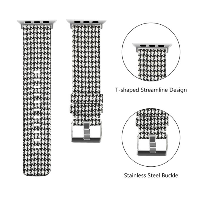 Canvas klokkereim for Apple Watch 41 / 40 / 38 mm - Bilde 5