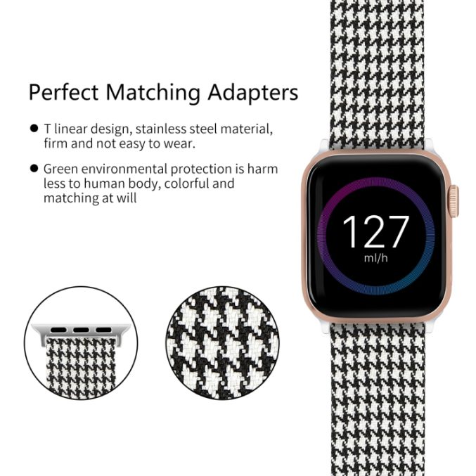 Canvas klokkereim for Apple Watch 41 / 40 / 38 mm - Bilde 6