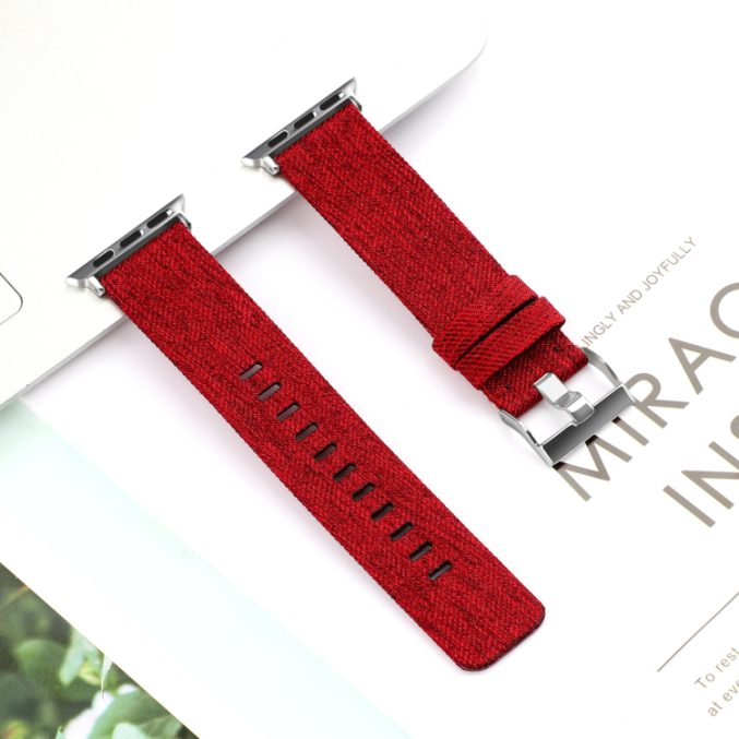 Canvas klokkereim for Apple Watch 41 / 40 / 38 mm - Bilde 10