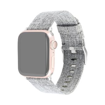 Canvas klokkereim for Apple Watch 41 / 40 / 38 mm - Lys grå