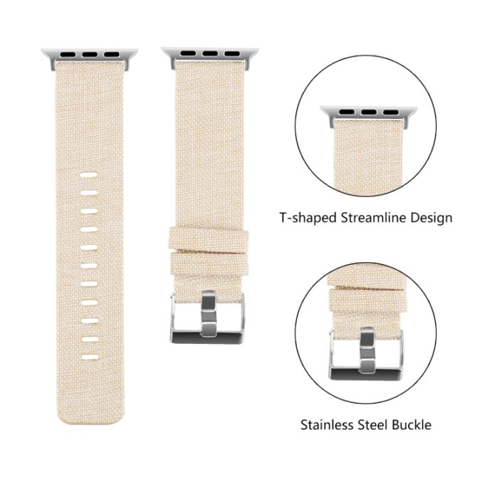 Canvas klokkereim for Apple Watch 41 / 40 / 38 mm - Bilde 61