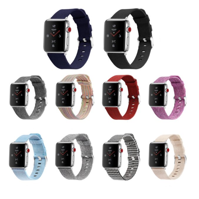 Canvas klokkereim for Apple Watch 41 / 40 / 38 mm - Bilde 2
