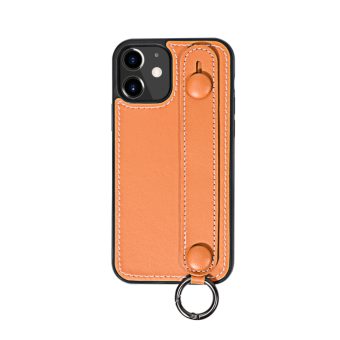 Beskyttelsesdeksel med strap for iPhone 12 / 12 Pro - Brun