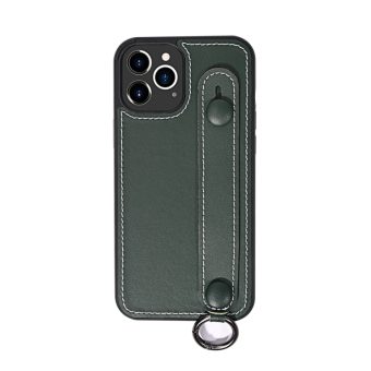 Beskyttelsesdeksel med strap for iPhone 12 Pro Max - Grønn