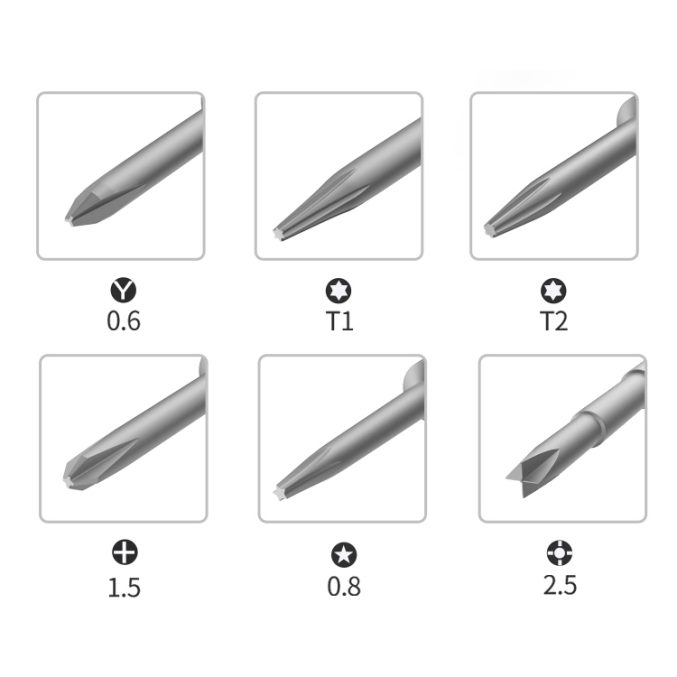 Aluminium Skrutrekker sett med 6 deler - Bilde 8