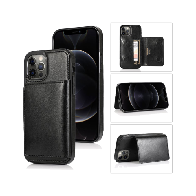 Beskyttelsesdeksel med kortlomme for iPhone 12 Mini
