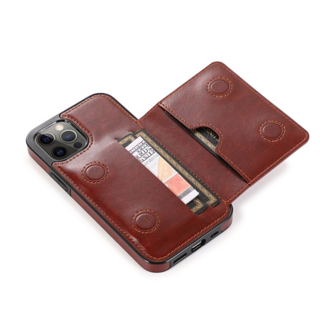 Beskyttelsesdeksel med kortlomme for iPhone 12 Mini - Bilde 34
