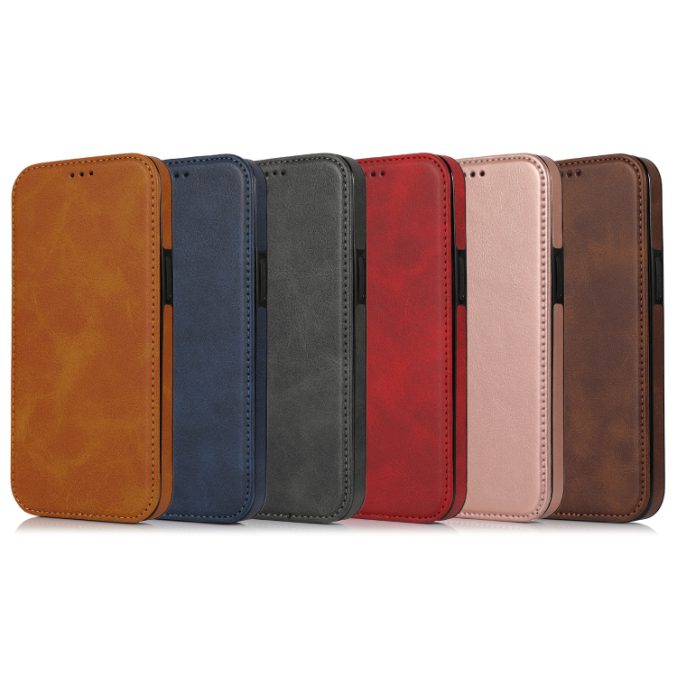 Tpu-Lærlommebok med magnetlukker for iPhone 12 Pro Max - Bilde 37