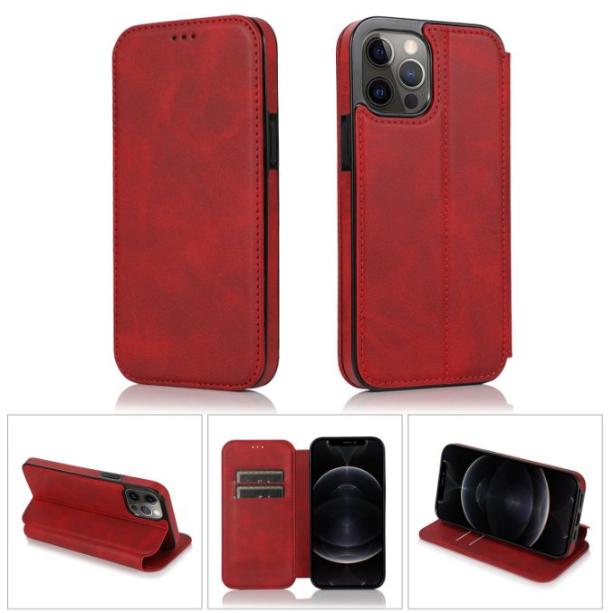 Tpu-Lærlommebok med magnetlukker for iPhone 12 Pro Max - Bilde 19