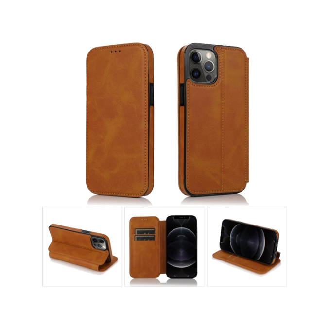 Tpu-Lærlommebok med magnetlukker for iPhone 12 Pro Max