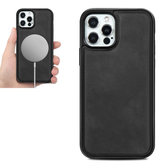 PU Lærdeksel med Magsafe støtte for iPhone 12 / 12 Pro - Bilde 41