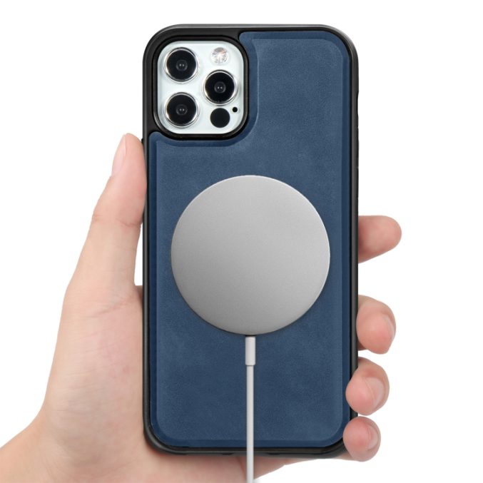 PU Lærdeksel med Magsafe støtte for iPhone 12 / 12 Pro - Bilde 36