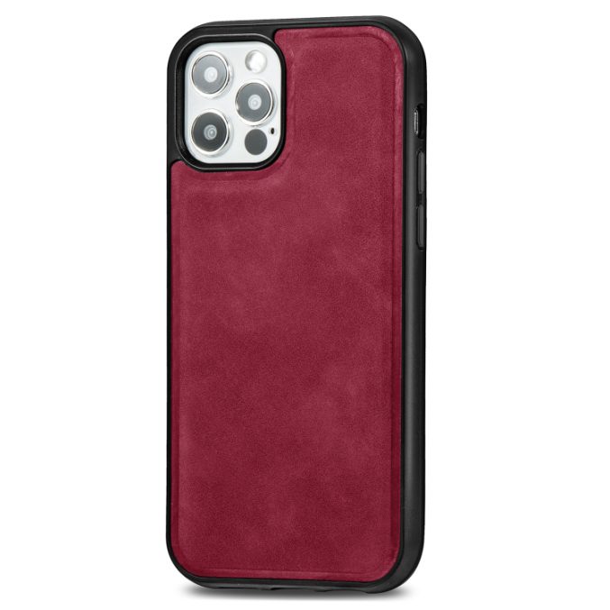 PU Lærdeksel med Magsafe støtte for iPhone 12 / 12 Pro - Bilde 3