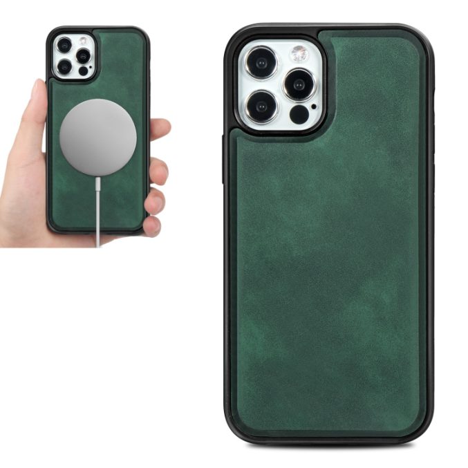 PU Lærdeksel med Magsafe støtte for iPhone 12 / 12 Pro - Bilde 12