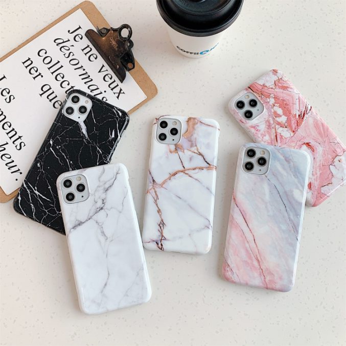 Marmor beskyttelsesdeksel til iPhone 11 Pro Max - Bilde 10
