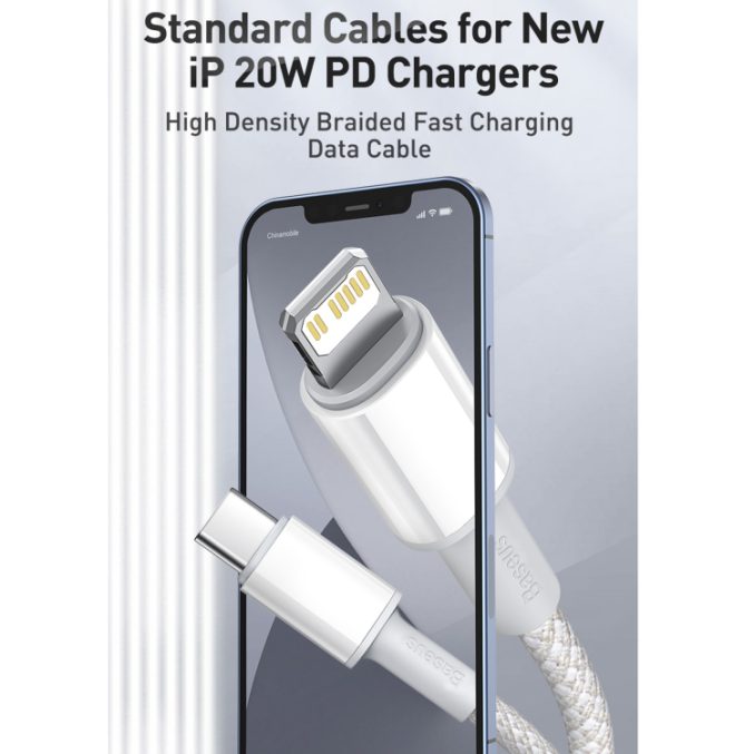 Baseus 20W USB-C til Lightning PD hurtigladekabel - Bilde 5