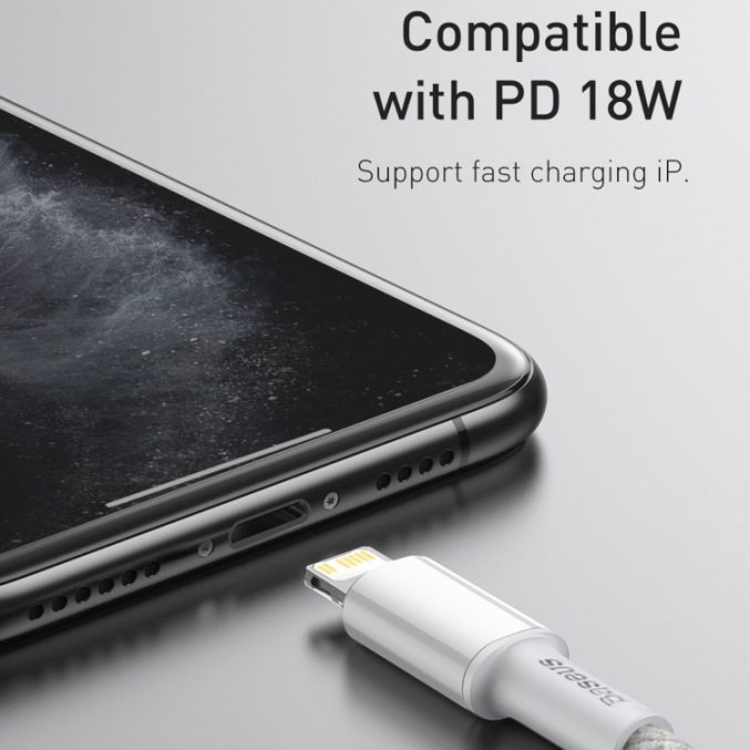 Baseus 20W USB-C til Lightning PD hurtigladekabel - Bilde 7