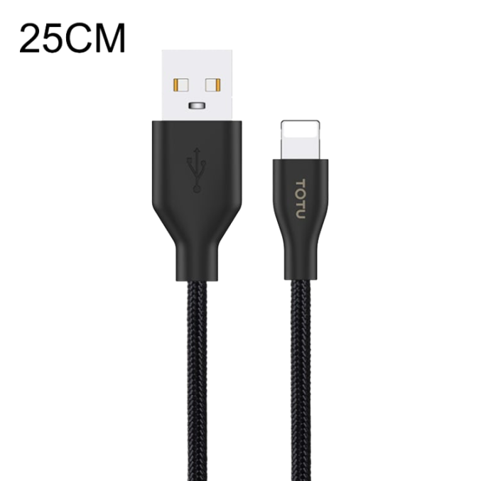 TOTU USB til Lightning kabel (25cm)