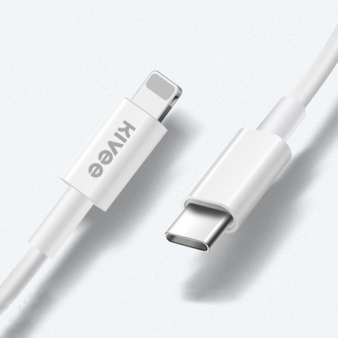 KIVEE USB-C til Lightning kabel (1 meter)