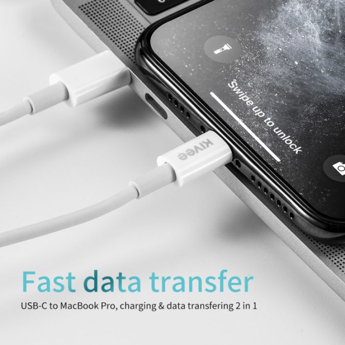 KIVEE USB-C til Lightning kabel (1 meter) - Bilde 3