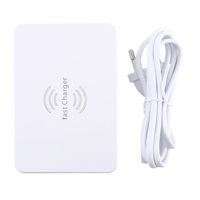 10W QC3.0 ladehub med 6 porter og trådløs lademulighet - Bilde 6