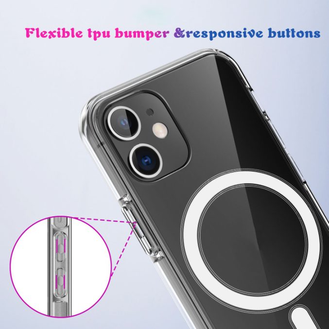 Klart deksel med MagSafe funksjon til iPhone 11 Pro - Bilde 9