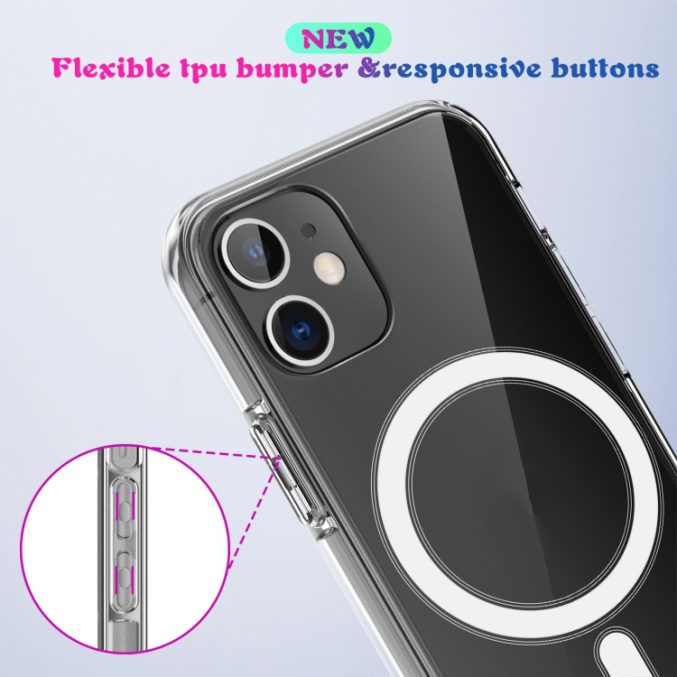 Klart deksel med MagSafe funksjon til iPhone X / XS - Bilde 9