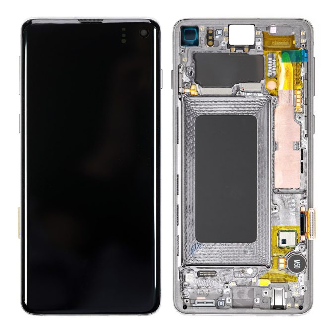 Bytte Skjerm og LCD på Samsung Galaxy S10 (inkl ramme)