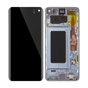 Bytte Skjerm og LCD på Samsung Galaxy S10 (inkl ramme) - Blå