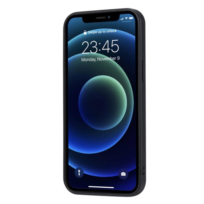 TPU + PU -veske med holder og kortspor til iPhone 13 Pro - Bilde 10