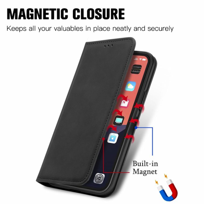 Bæreveske i retro skinn til iPhone 13 Pro Max - Bilde 39