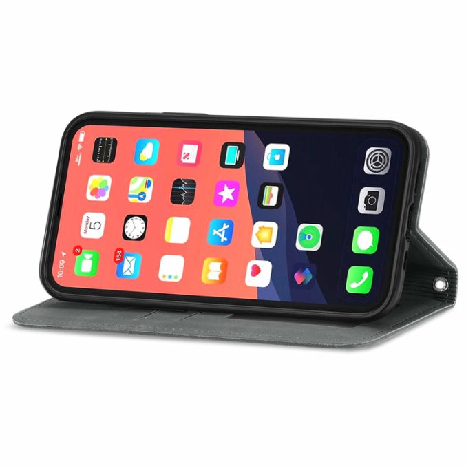 Bæreveske i retro skinn til iPhone 13 Pro Max - Bilde 22