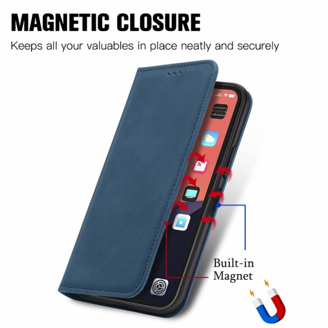 Bæreveske i retro skinn til iPhone 13 Pro Max - Bilde 31