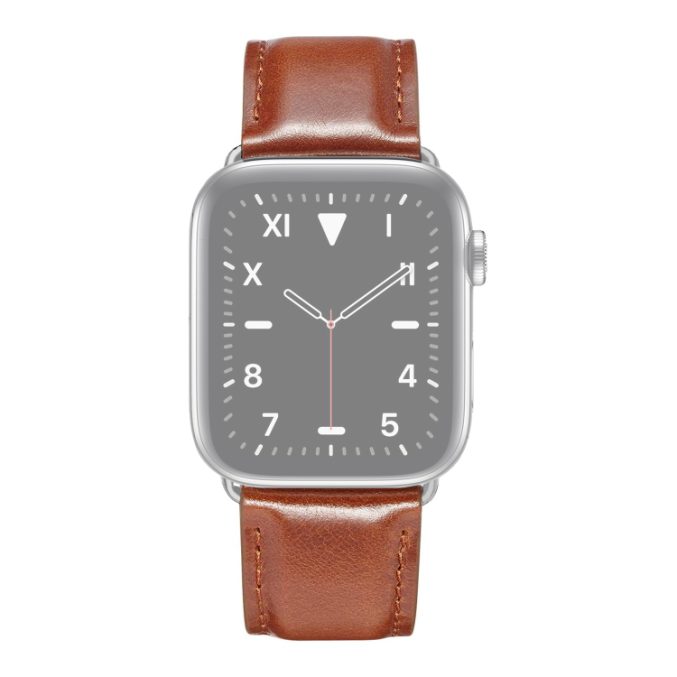 Klokkereim av lær med sort spenne til Apple Watch Ultra 49 / 45 / 44 mm - Bilde 10