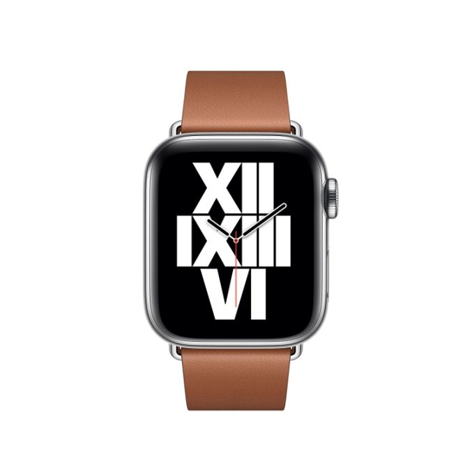 Moderne lær klokkereim med spenne for Apple Watch Ultra 49 / 45 / 44 mm - Bilde 8