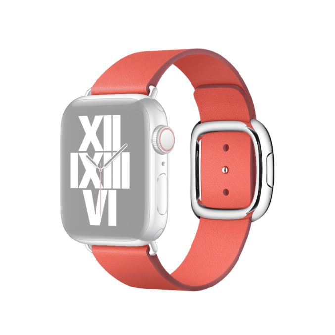 Moderne lær klokkereim med spenne for Apple Watch Ultra 49 / 45 / 44 mm - Bilde 2